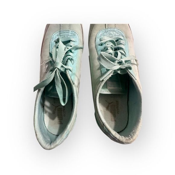 Puma Women's Size 9.5 Eco Ortholite Wedge Suede Sneakers Shoes - Picture 2 of 14